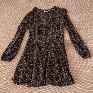 Kimchi blue fit and flare floral dress (urban outfitters brand)